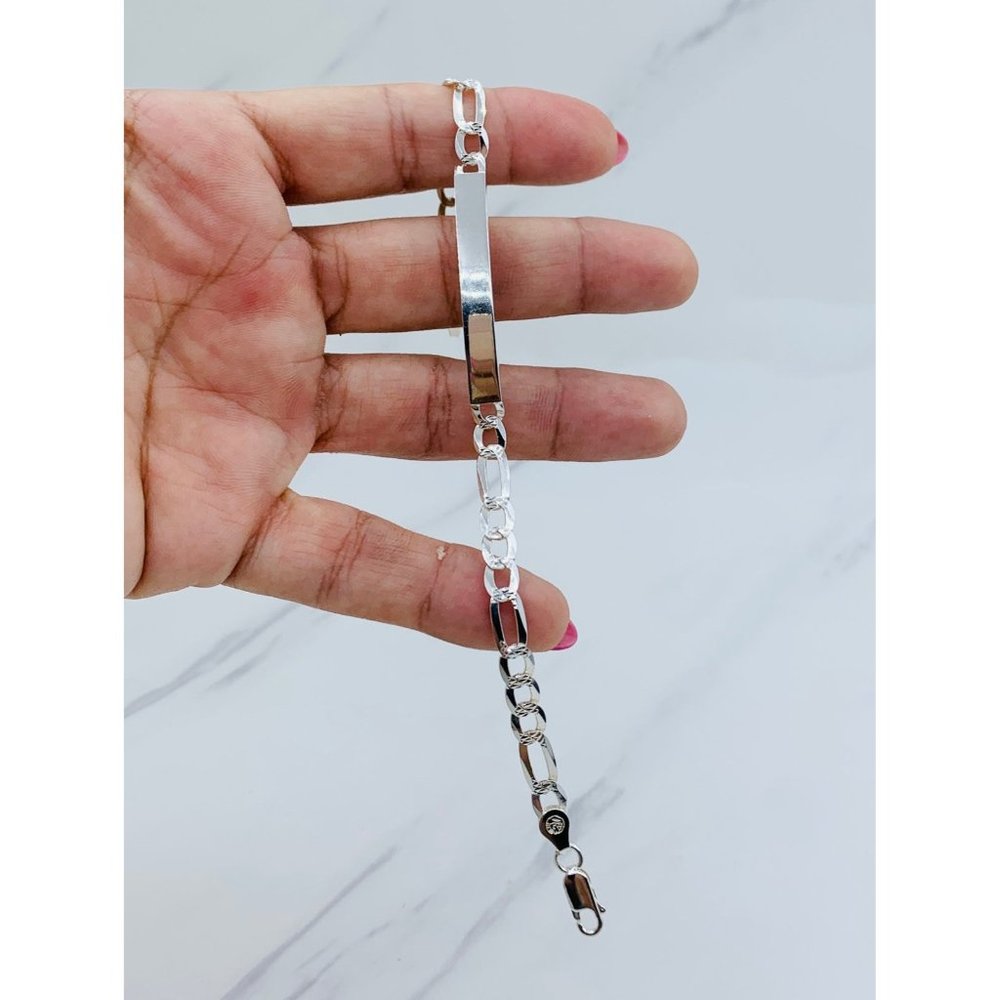 ✨ 925 Sterling Silver Bracelet ID 8”